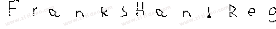 FranksHand Regular字体转换